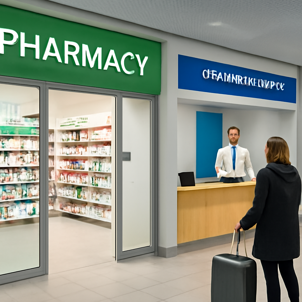 Аэропорт Адлер: аптека и услуги для пассажиров