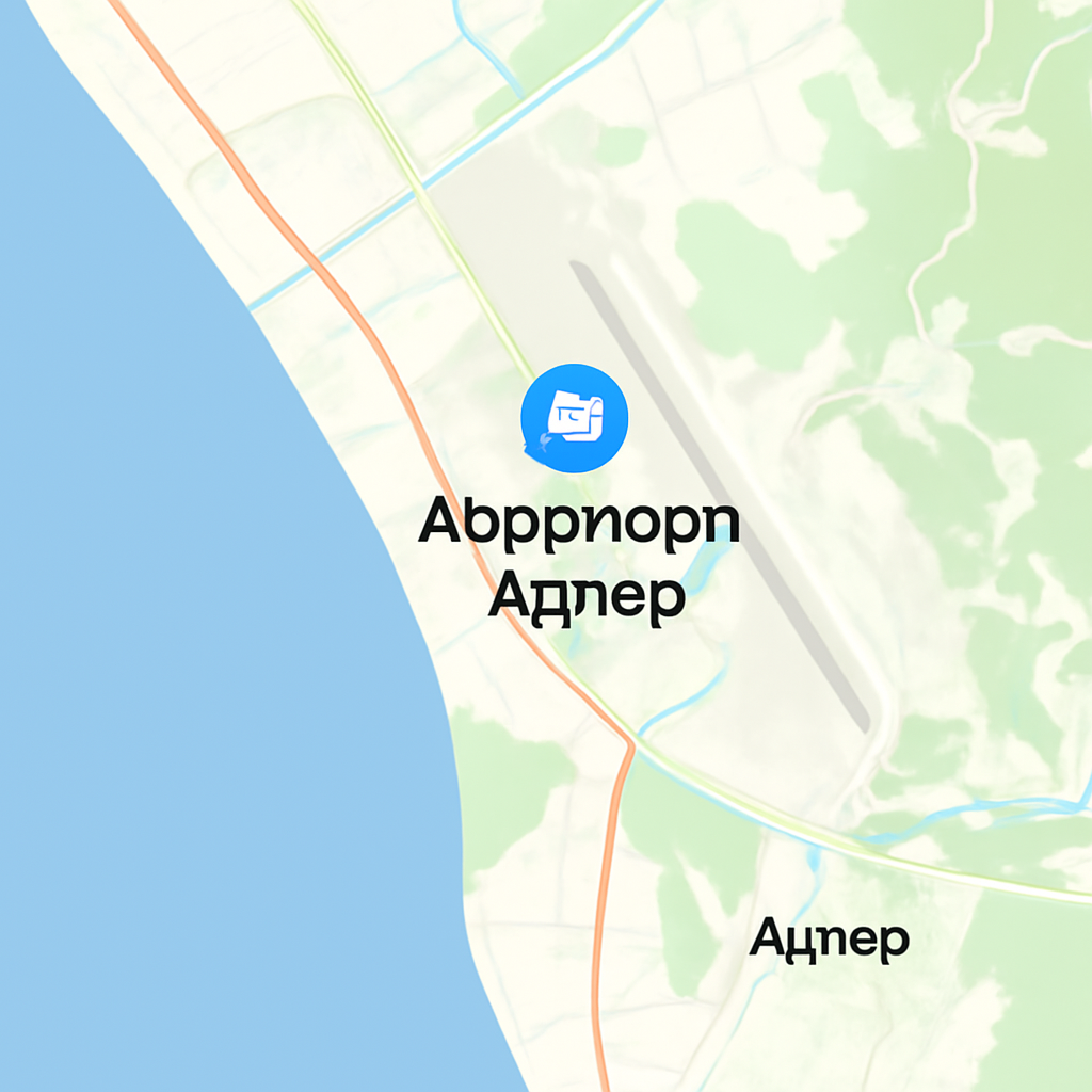 Аэропорт Адлер на карте: как удобно добраться и что важно знать