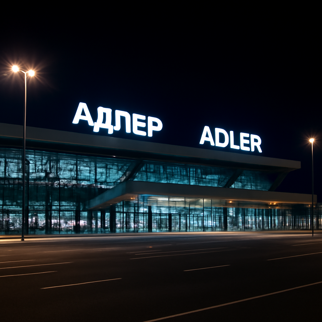 Аэропорт Адлер ночью: удобство и особенности работы