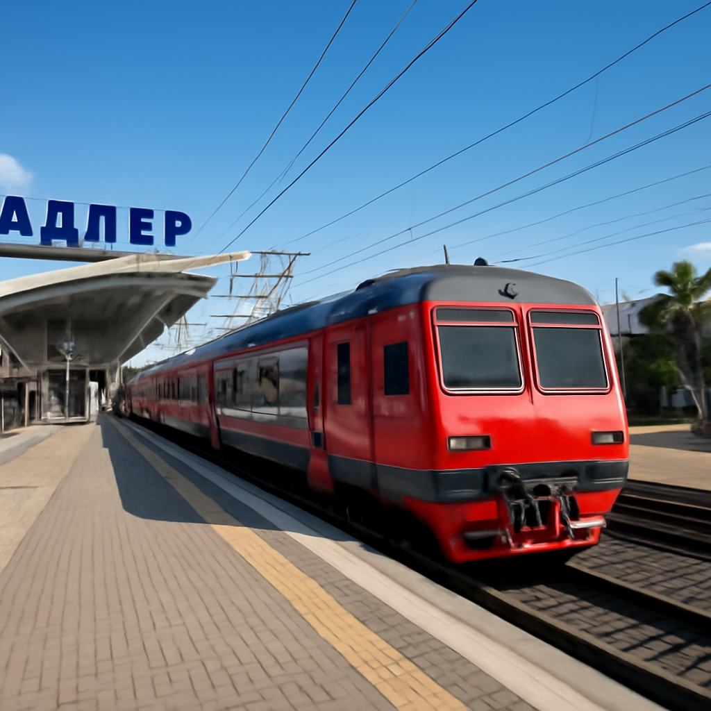 Аэропорт Адлер откуда едет электричка