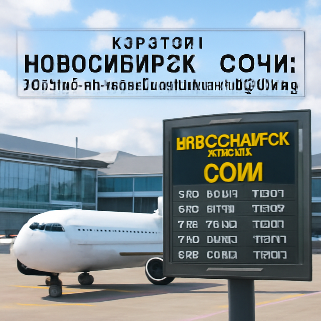 Аэропорт Новосибирск Сочи: удобные рейсы и полезная информация