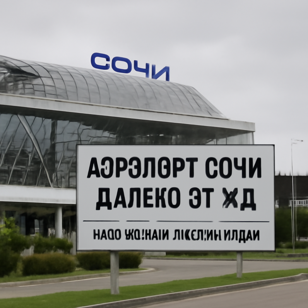 Аэропорт сочи далеко от жд - подробная информация