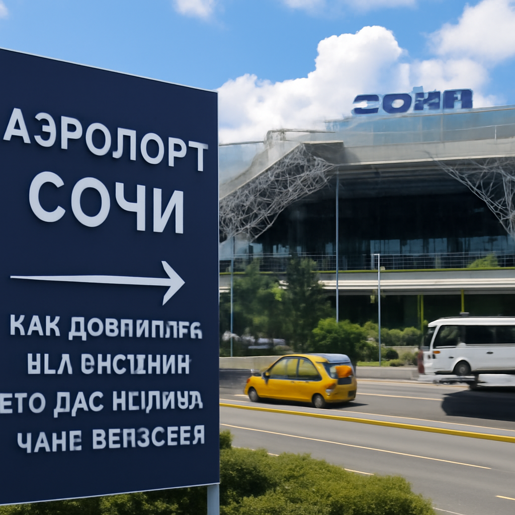 Аэропорт Сочи — как добраться до города и его достопримечательностей