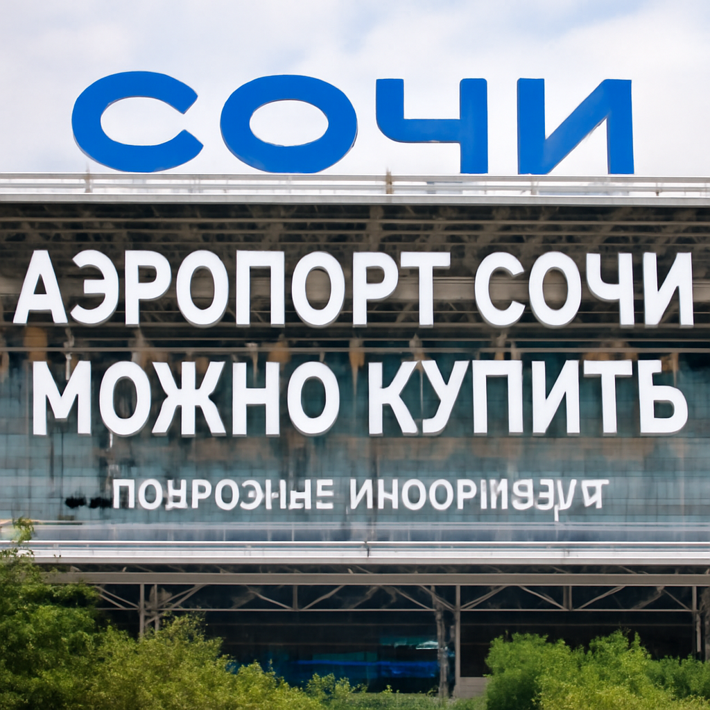 Аэропорт сочи можно купить - подробная информация