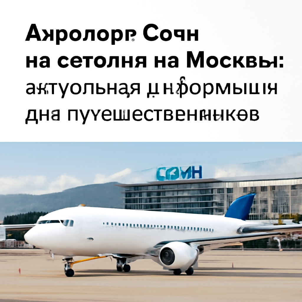 Аэропорт Сочи на сегодня из Москвы: актуальная информация для путешественников