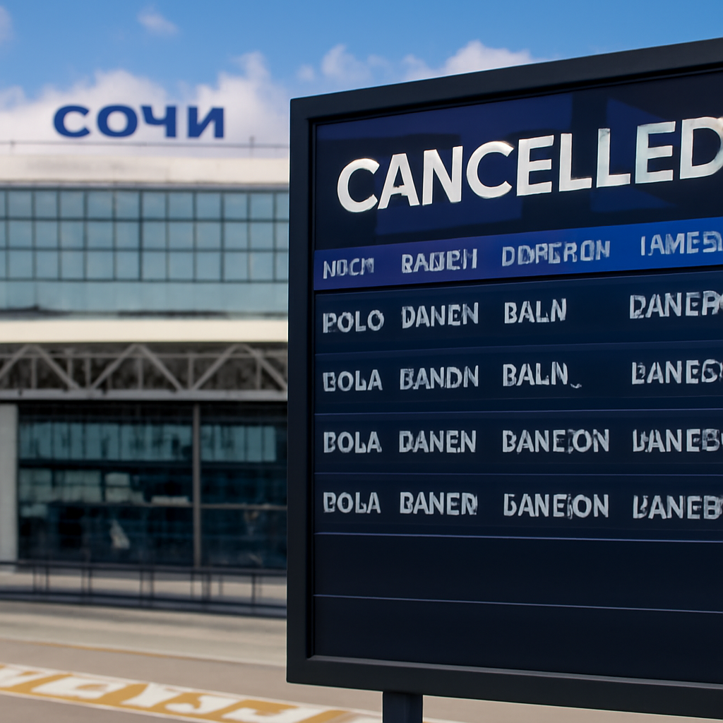 Аэропорт сочи отмененные рейсы - подробная информация