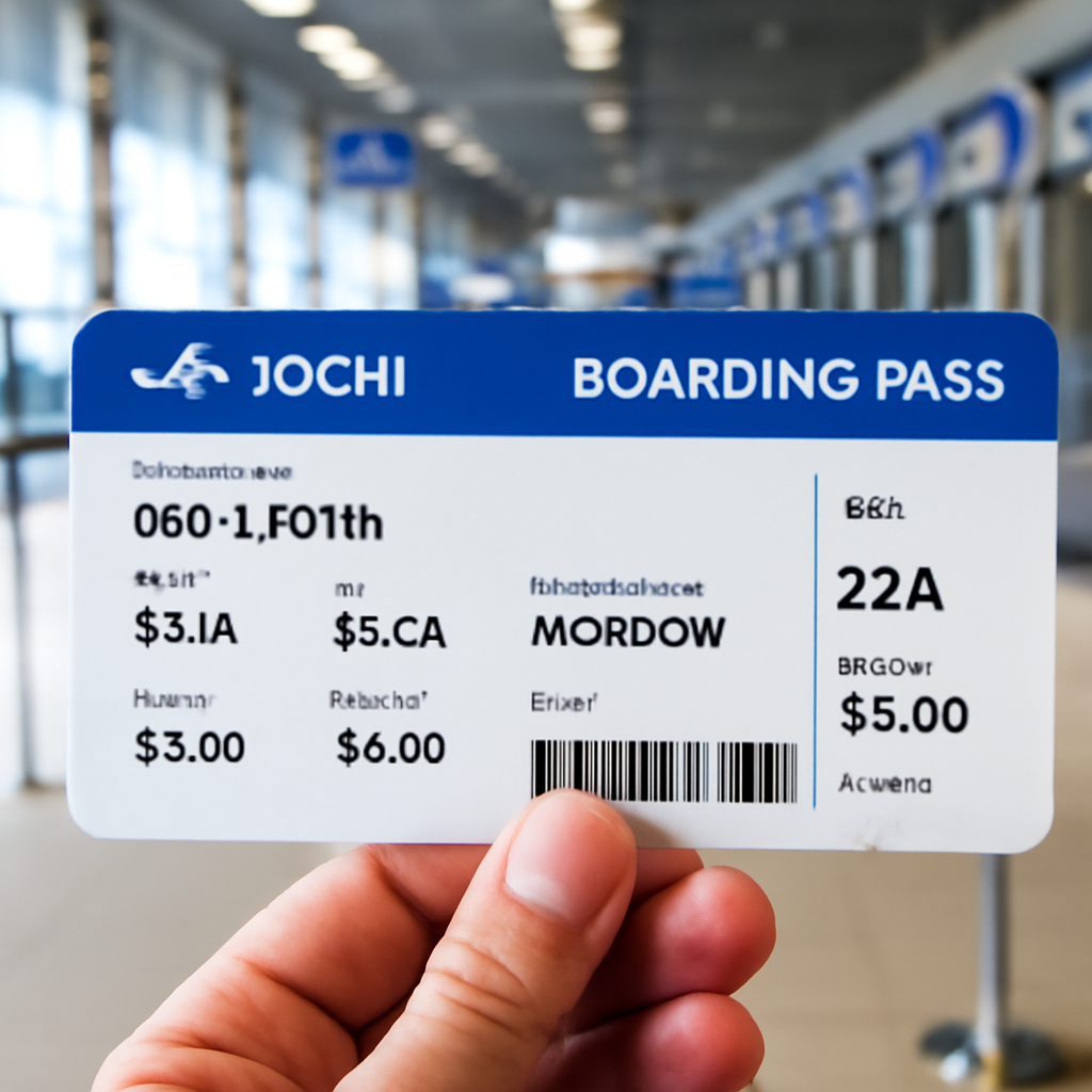 Аэропорт Сочи посадочный талон: полное руководство для пассажиров