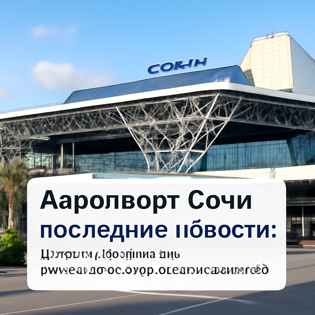 Аэропорт Сочи последние новости: свежая информация для пассажиров и путешественников