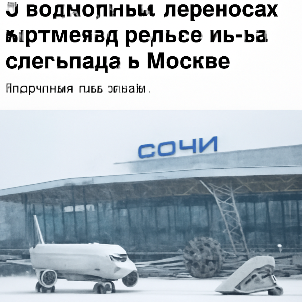 Аэропорт Сочи предупредил о возможных переносах и отменах рейсов из-за снегопада в Москве - подробная информация