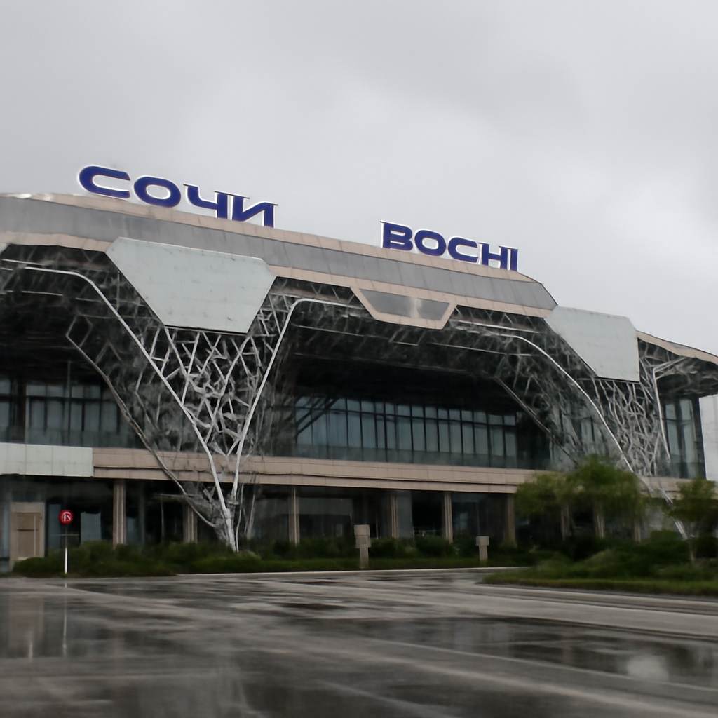 Аэропорт Сочи пятый раз за сутки прервал работу