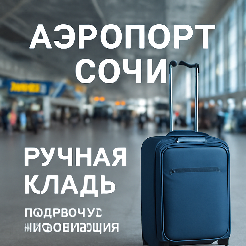 Аэропорт сочи ручная кладь - подробная информация