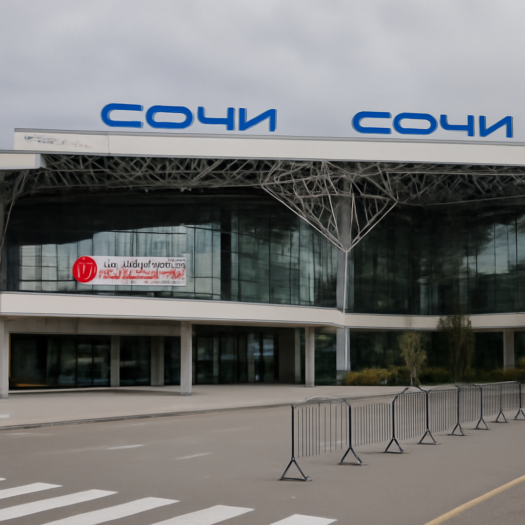 Аэропорт Сочи снова перестал выпускать и принимать рейсы Аэропорт Сочи снова перестал выпускать и принимать рейсы
