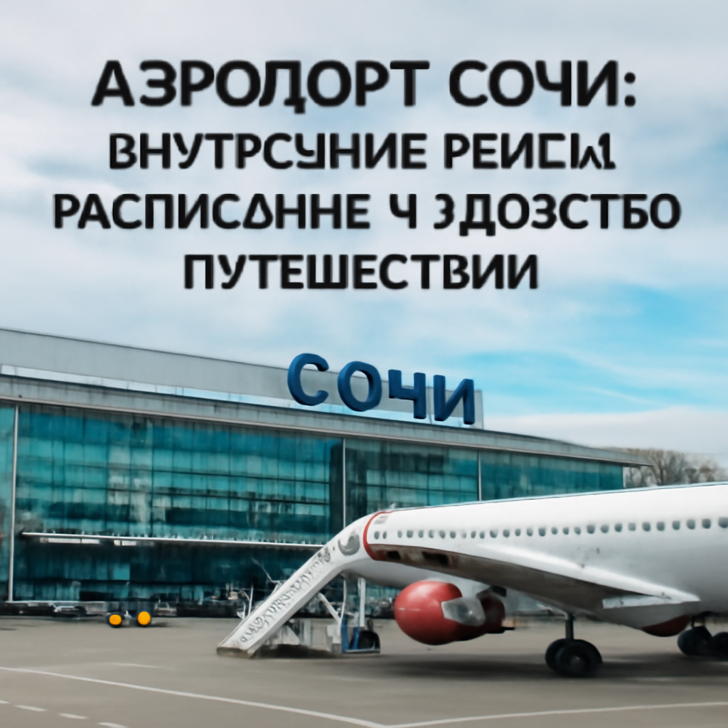 Аэропорт Сочи: внутренние рейсы, расписание и удобство путешествий