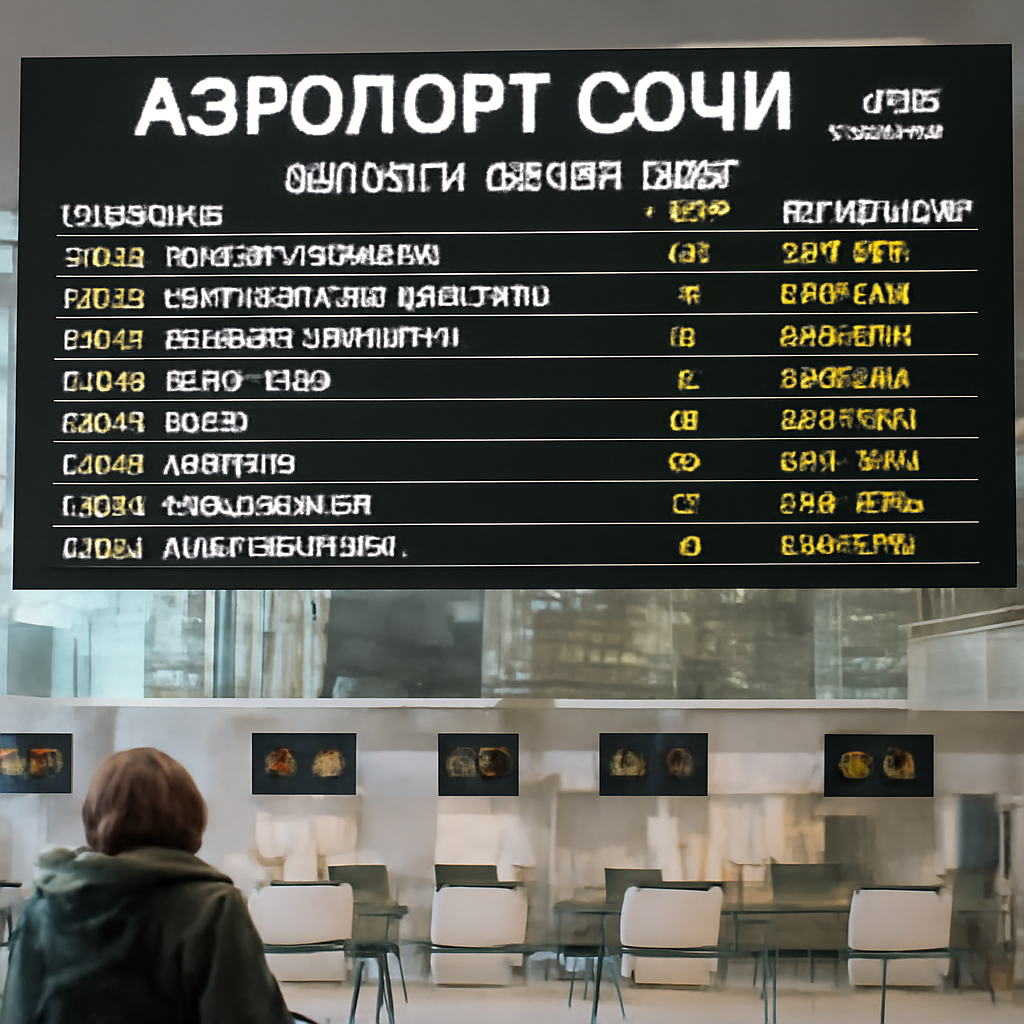 Аэропорт Сочи: все о часах вылета, расписании и новой информации