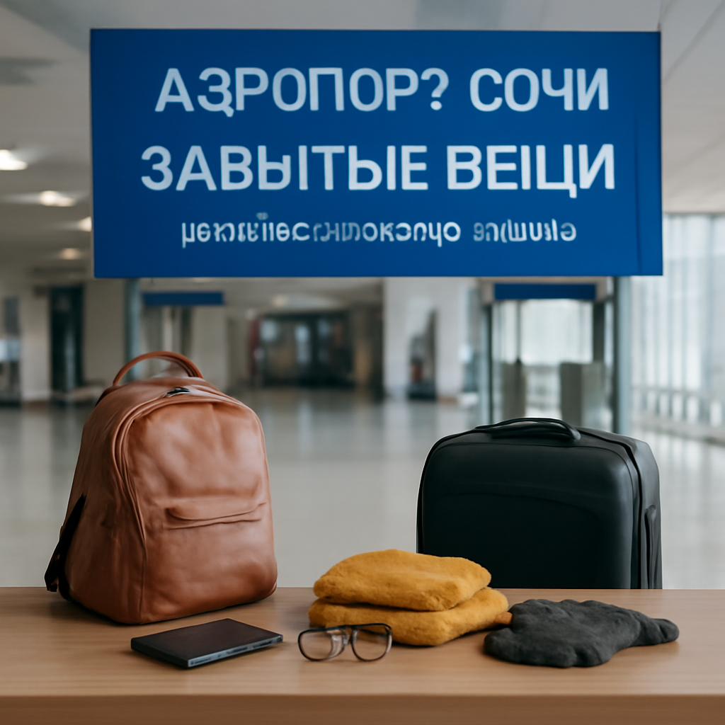 Аэропорт сочи забытые вещи - подробная информация