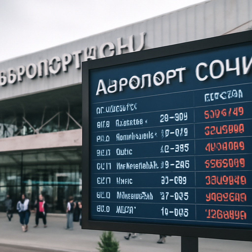 Аэропорт сочи задержка рейсов сегодня - подробная информация