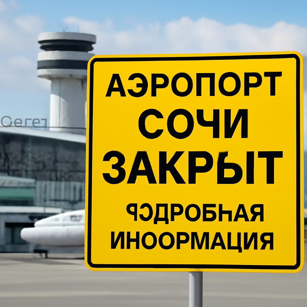 Аэропорт сочи закрыт - подробная информация