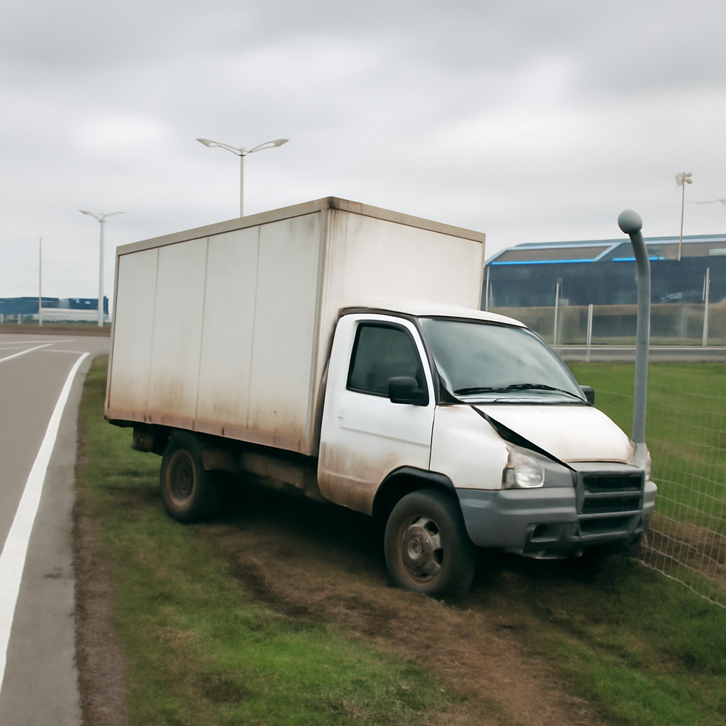 Авария у аэропорта Сочи: "Газель" съехала с дороги