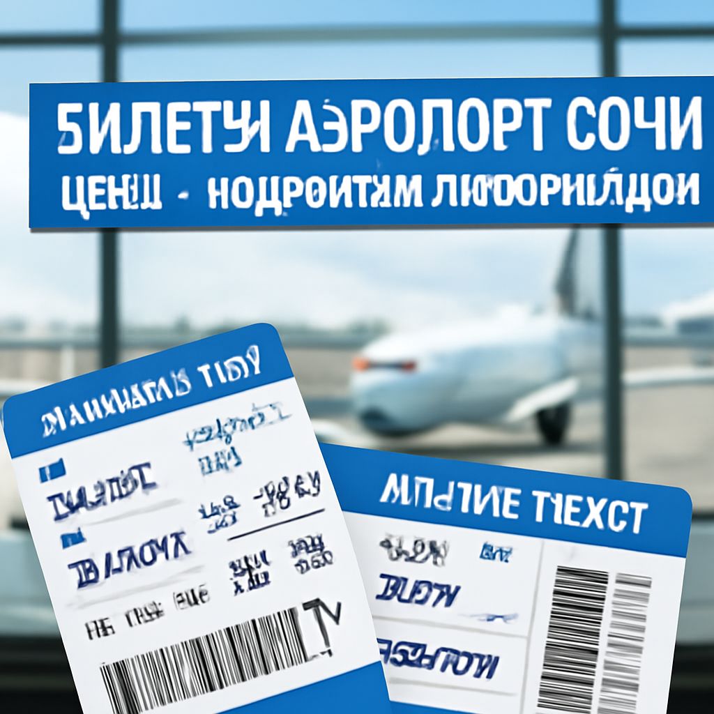 Билеты аэропорт сочи цены - подробная информация