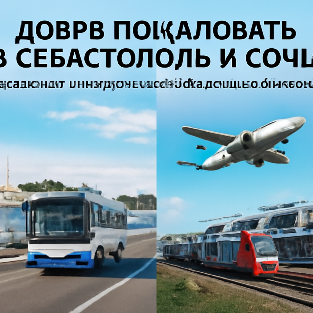 Добро пожаловать в Севастополь и Сочи: удобство транспортного сообщения с аэропортом