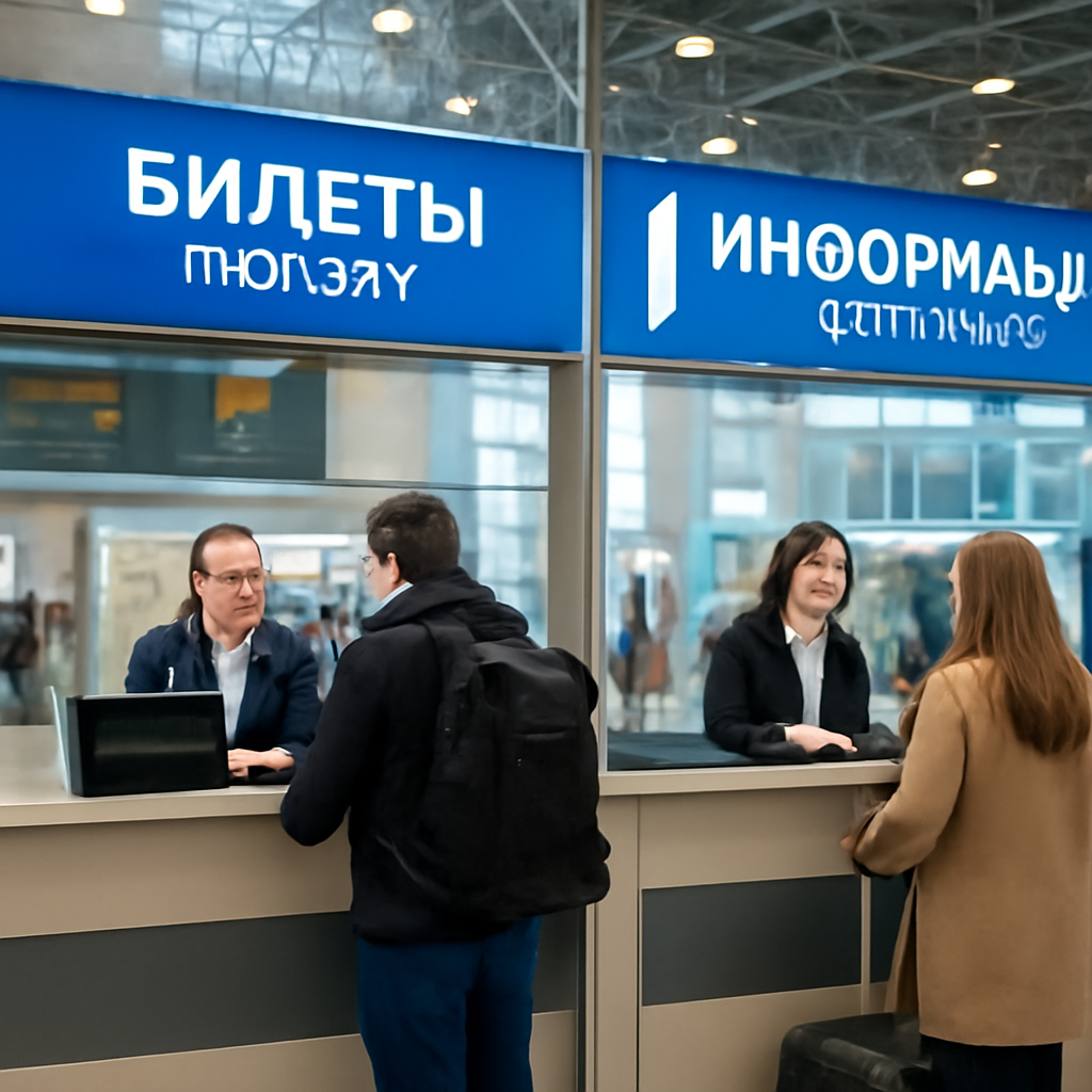 Информация о приобретении билетов и услугах в аэропорту Сочи