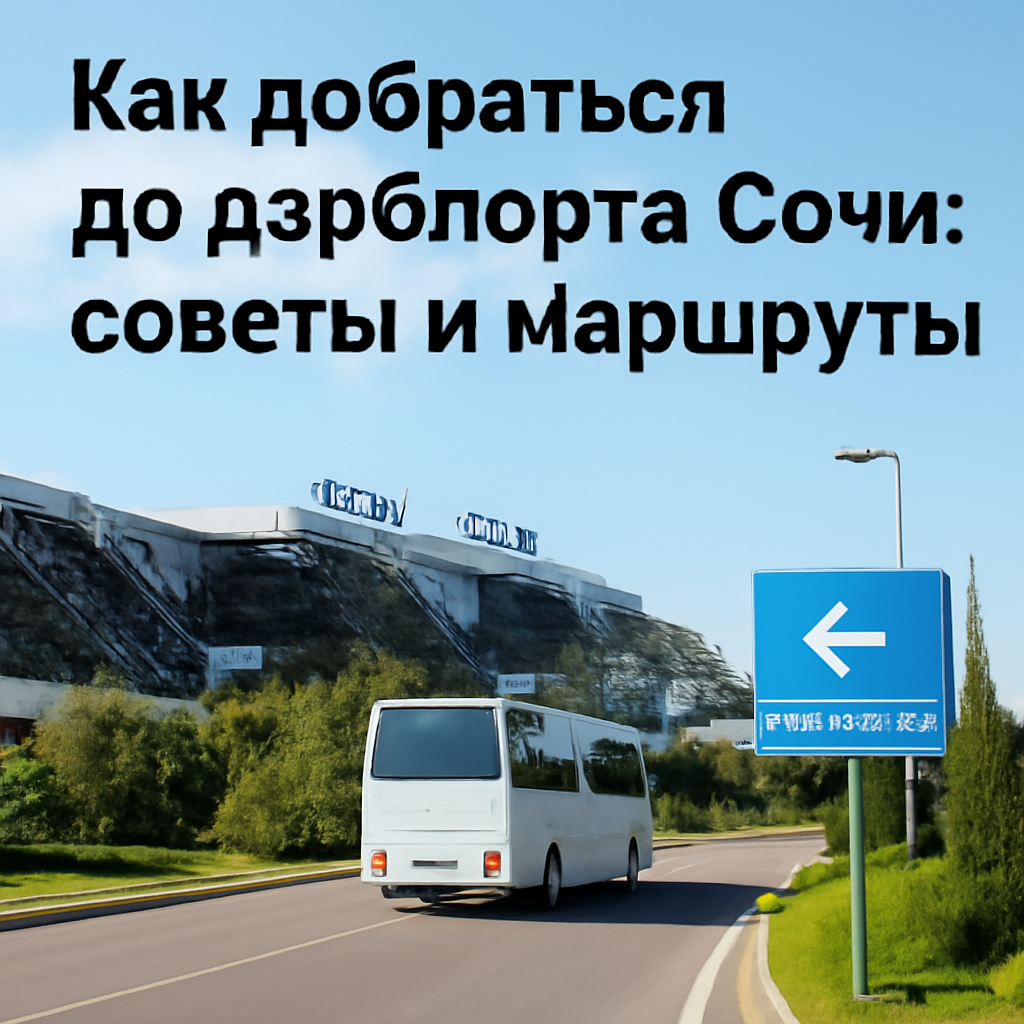 Как добраться до аэропорта Сочи: советы и маршруты
