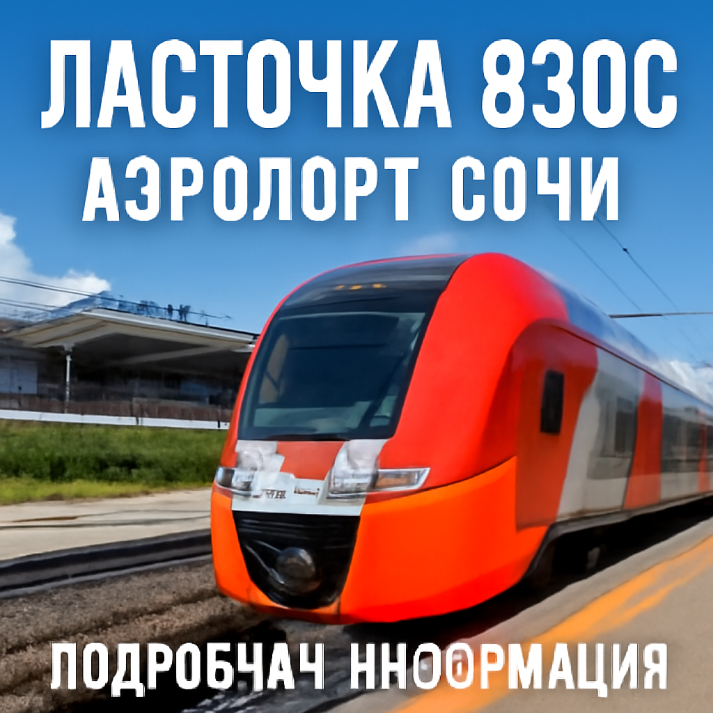 Ласточка 830с аэропорт сочи - подробная информация