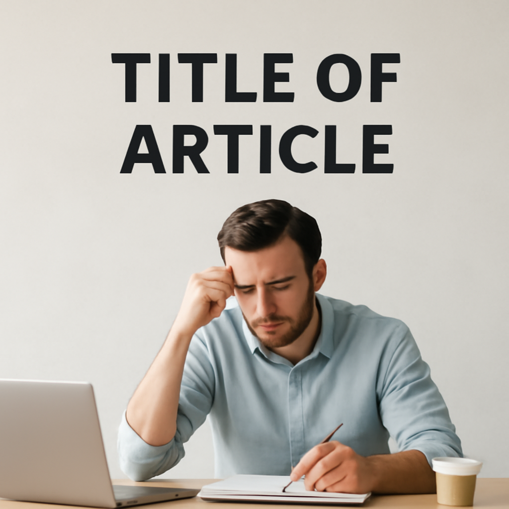 Название статьи (Title)