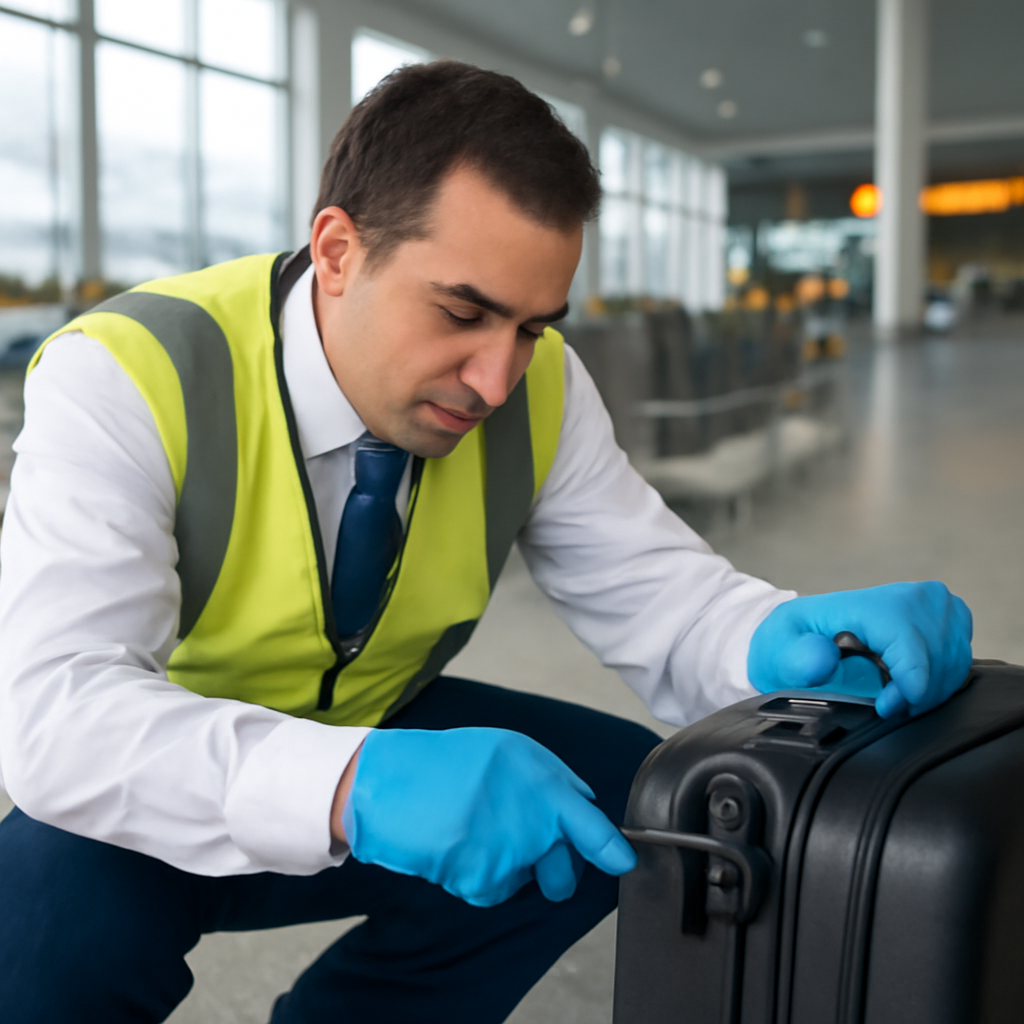 Неожиданное спасение: как сотрудник аэропорта Сочи тайно отремонтировал сломанное колесо багажа пассажирки Неожиданное спасение: как сотрудник аэропорта Сочи тайно отремонтировал сломанное колесо багажа пассажирки