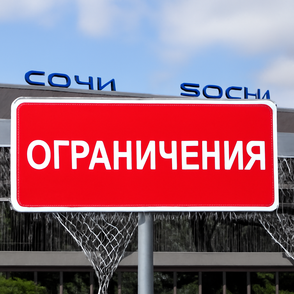Ограничения аэропорт сочи - подробная информация