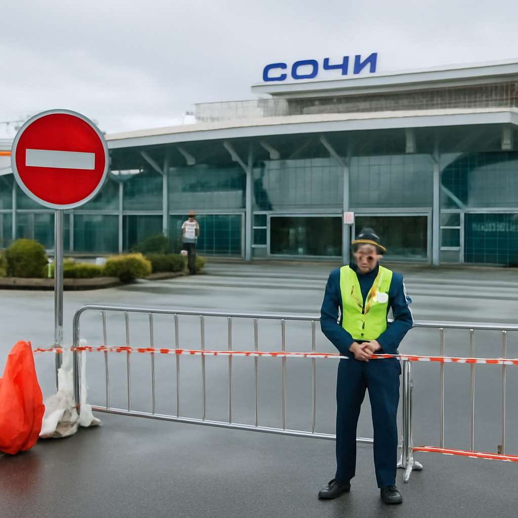 Ограничения в аэропорту Сочи снова введены Ограничения в аэропорту Сочи снова введены