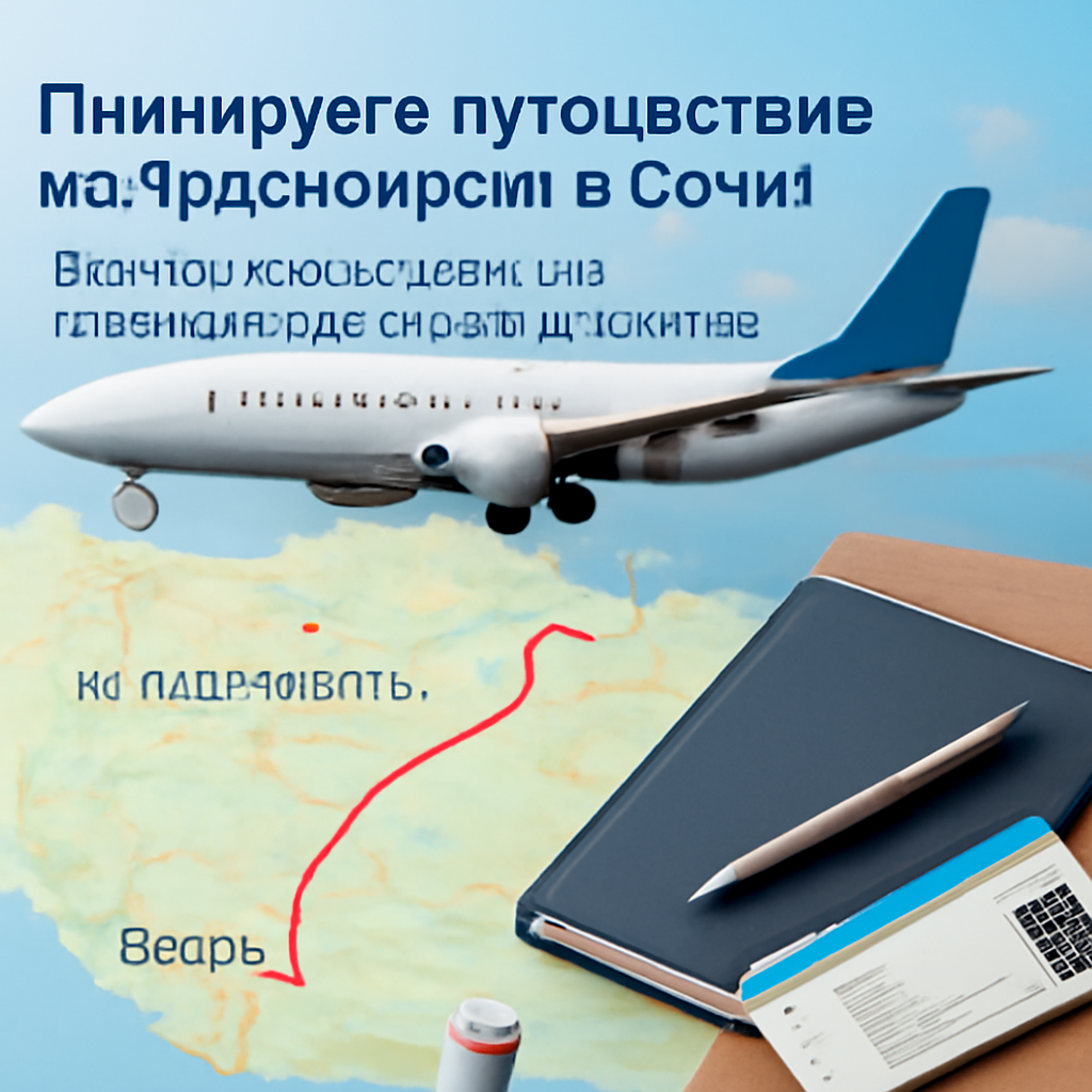 Планируете путешествие из Красноярска в Сочи? Узнайте все о полетах на самолете, аэропортах и удобствах