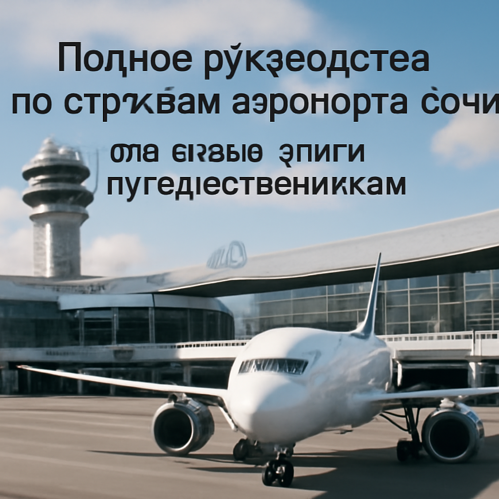 Полное руководство по службам аэропорта Сочи: что важно знать путешественникам
