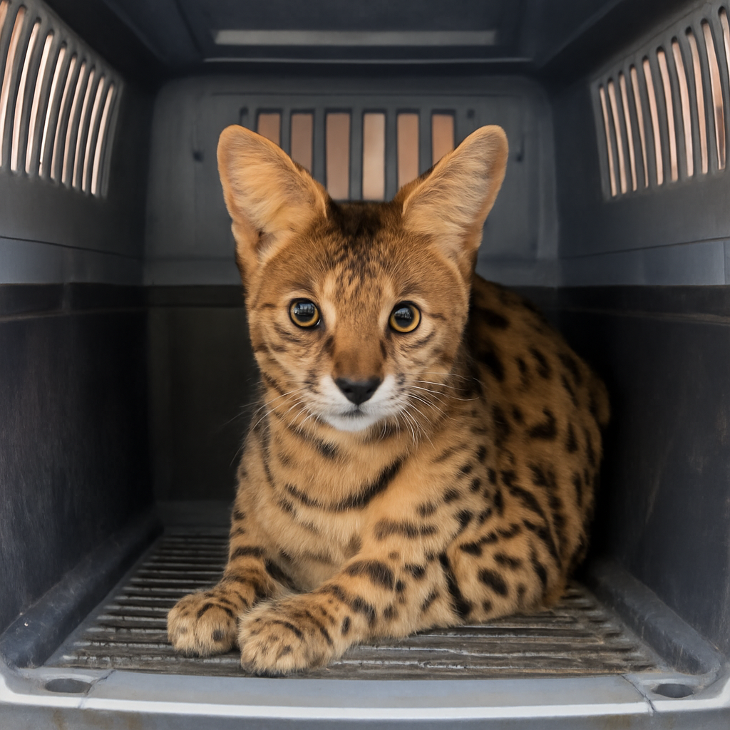 Попытка контрабанды: в Сочи пресекли вывоз редкого сервала с поддельными документами Попытка контрабанды: в Сочи пресекли вывоз редкого сервала с поддельными документами