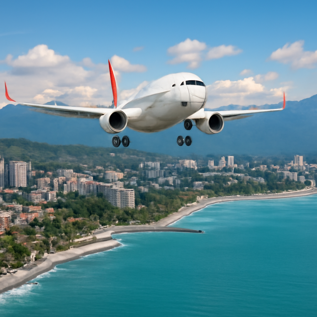 Самолеты онлайн в реальном Сочи