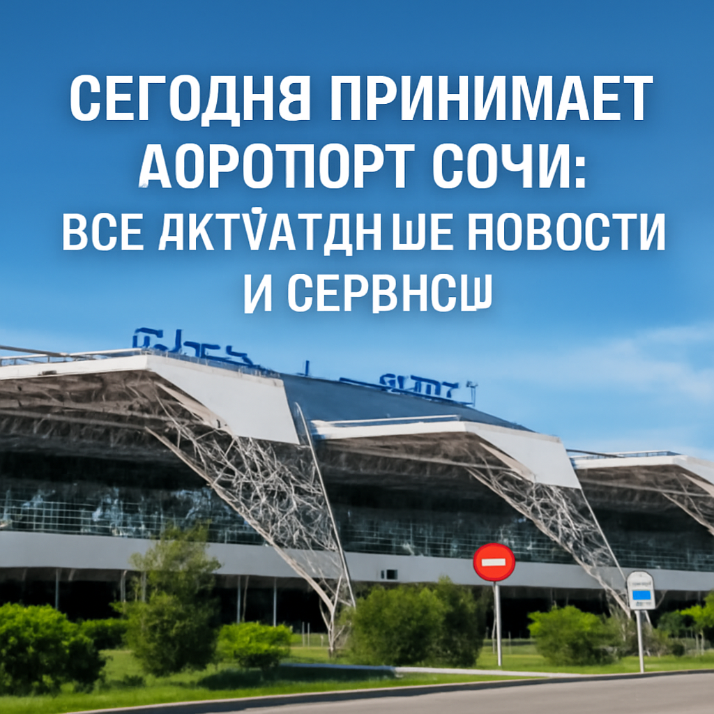 Сегодня принимает аэропорт Сочи: все актуальные новости и сервисы