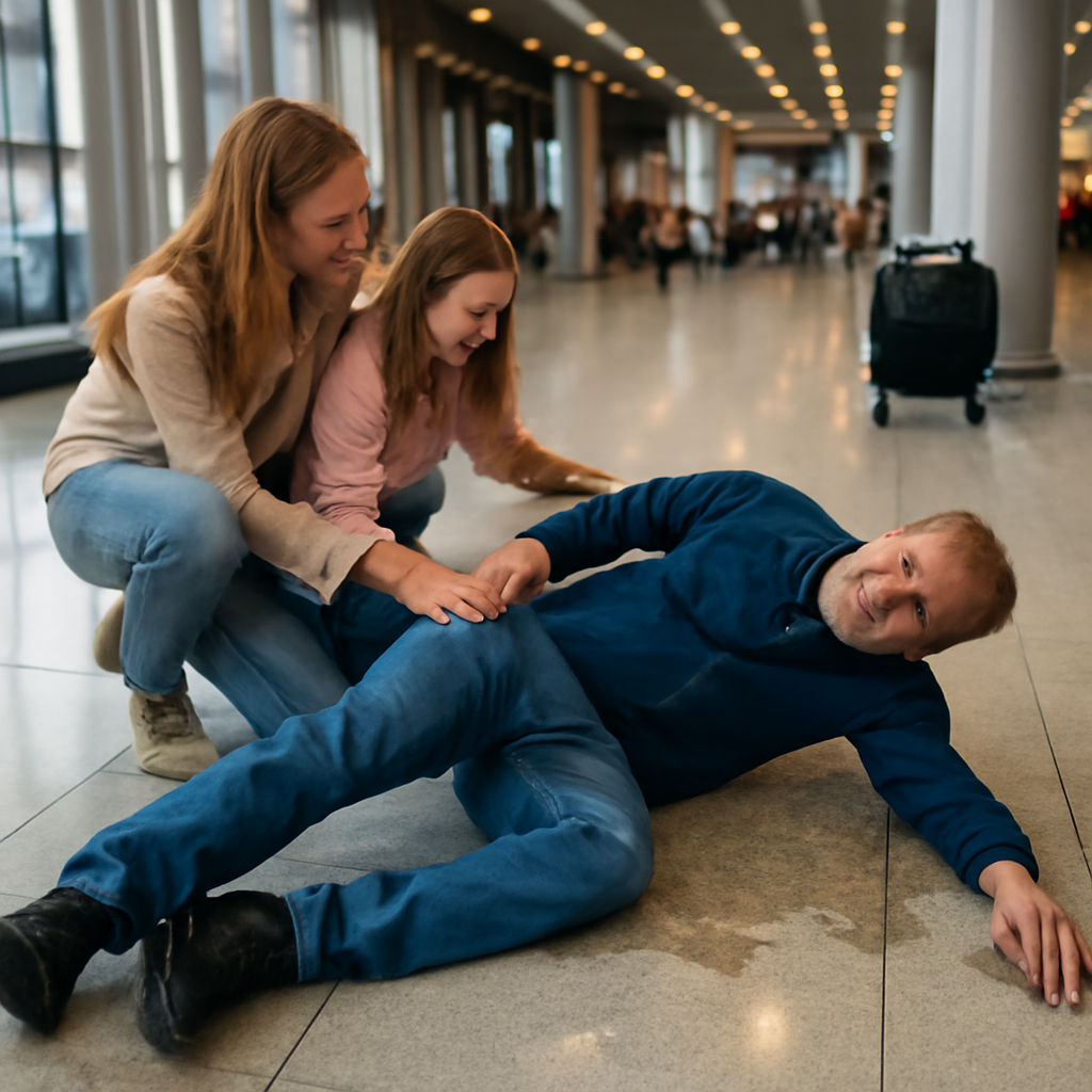 Семья отсудила свыше 700 тыс руб после падения на мокром полу в аэропорту Сочи Семья отсудила свыше 700 тыс руб после падения на мокром полу в аэропорту Сочи