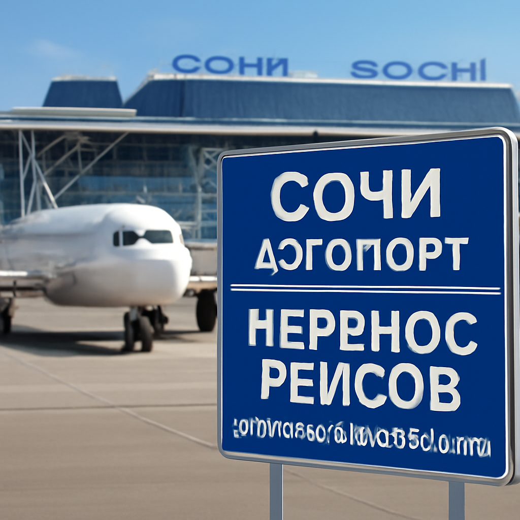 Сочи аэропорт перенос рейсов - подробная информация