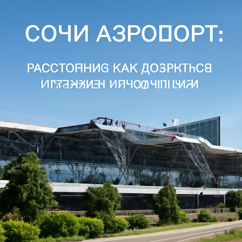 Сочи аэропорт: Расстояние, как добраться и важная информация