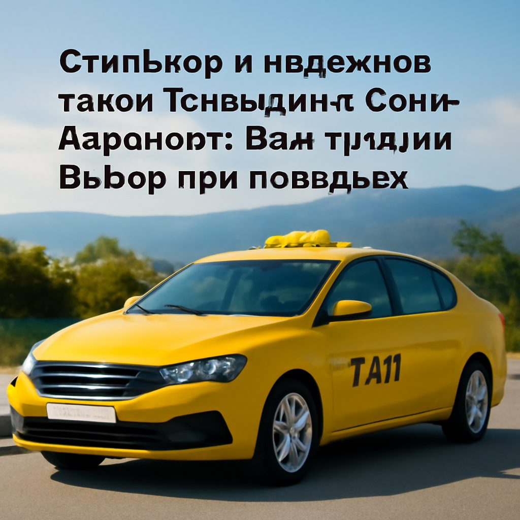 Стильное и надежное такси Геленджик-Сочи-Аэропорт: Ваш лучший выбор при поездках