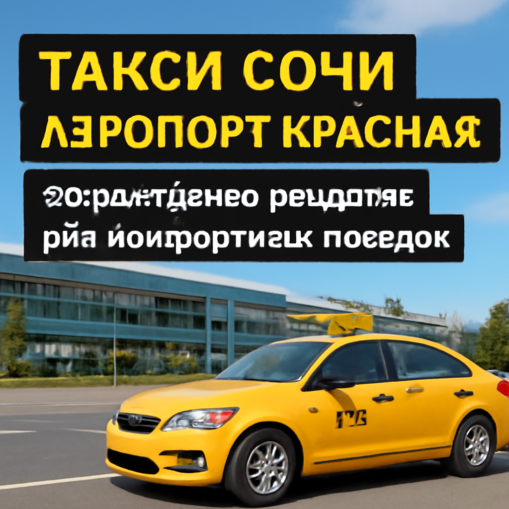 ТАКСИ СОЧИ АЭРОПОРТ КРАСНАЯ: Эффективное решение для комфортных поездок