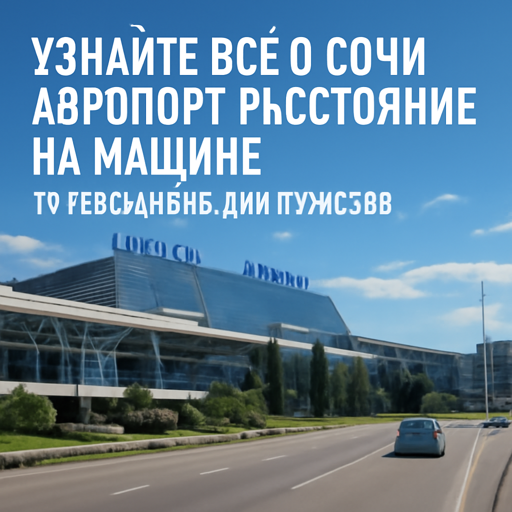 Узнайте все о сочи аэропорт расстояние на машине: путеводитель для туристов