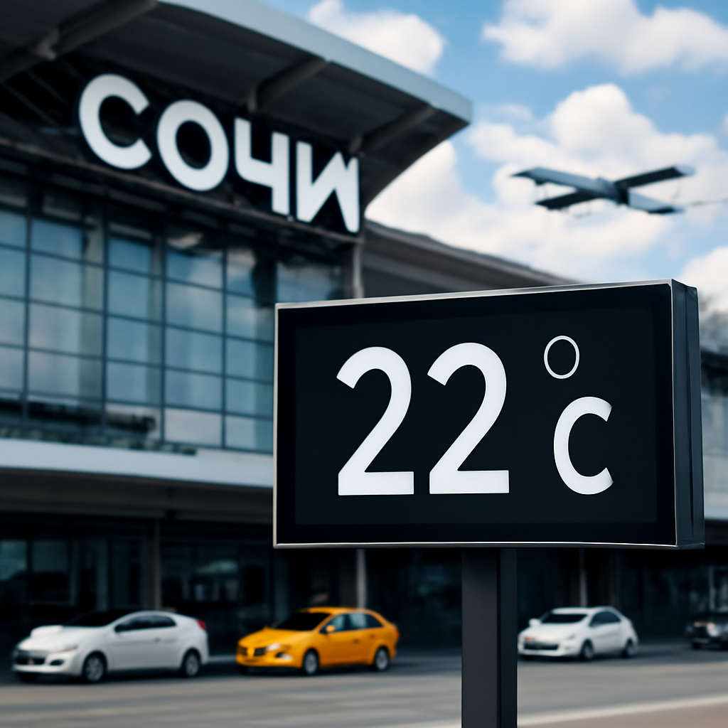 В аэропорту сочи температура - подробная информация