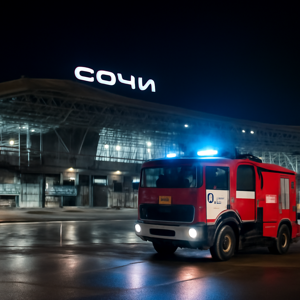 В аэропорту Сочи в ночь на 14 марта проверят противопожарные системы В аэропорту Сочи в ночь на 14 марта проверят противопожарные системы