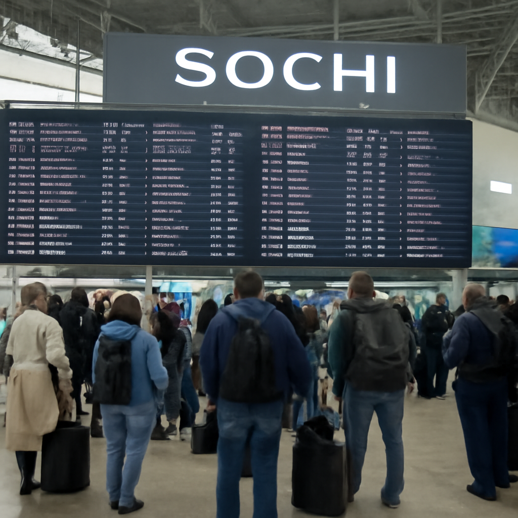 В аэропорту Сочи задерживается почти сотня рейсов: подробности В аэропорту Сочи задерживается почти сотня рейсов: подробности