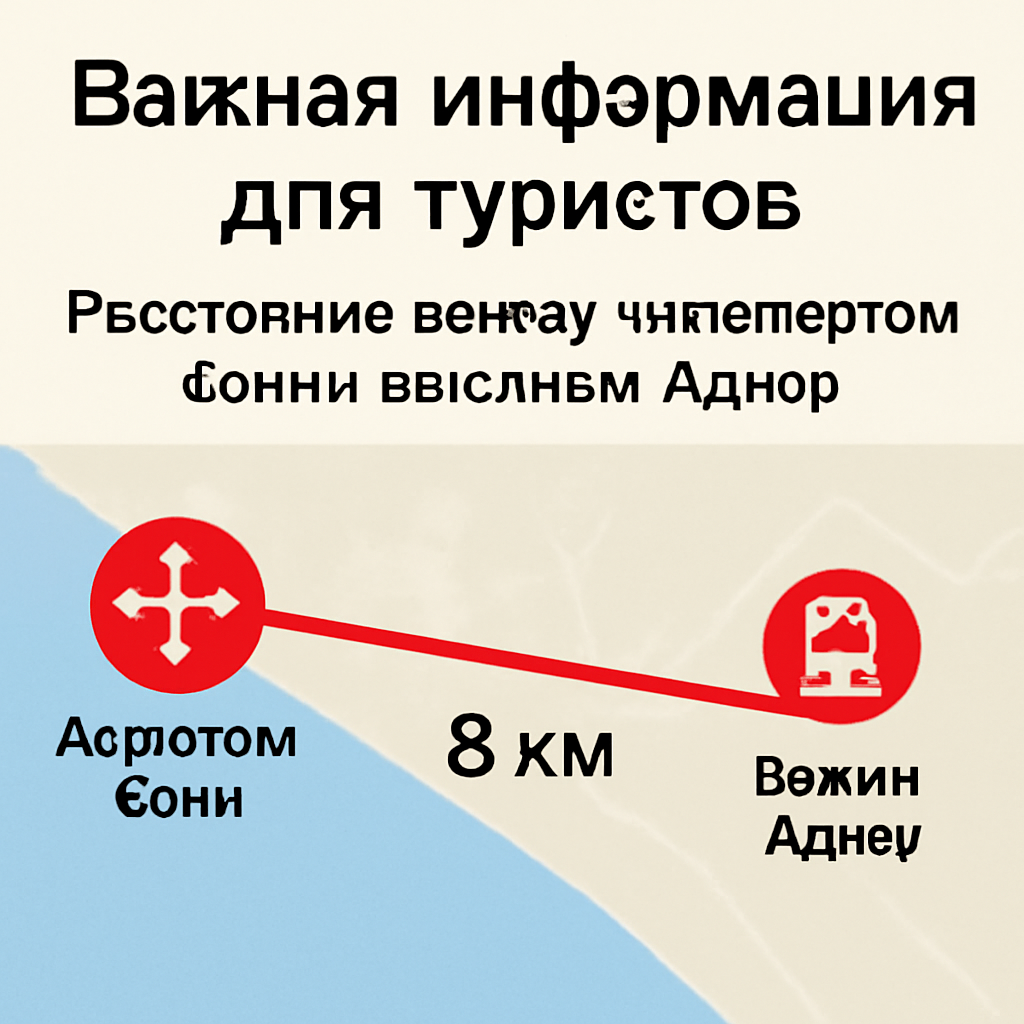 Важная информация для туристов: расстояние между аэропортом Сочи и вокзалом Адлер