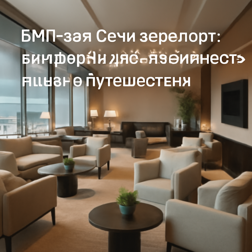 ВИП-зал Сочи аэропорт: комфорт и эксклюзивность вашего путешествия