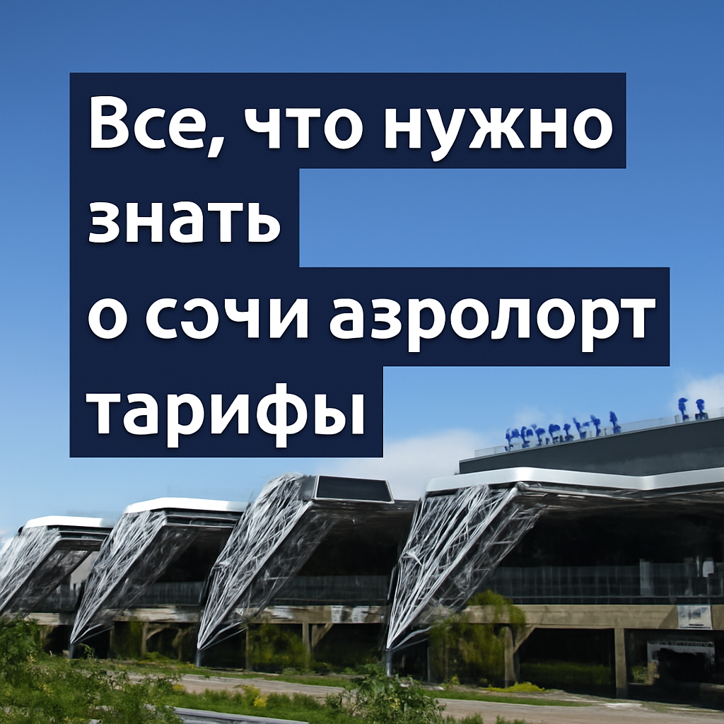 Все, что нужно знать о сочи аэропорт тарифы
