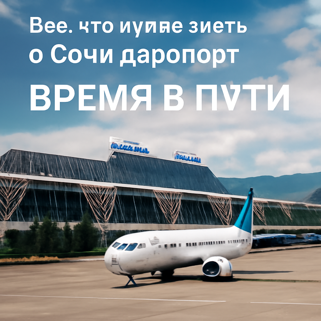 Всё, что нужно знать о сочи аэропорт время в пути