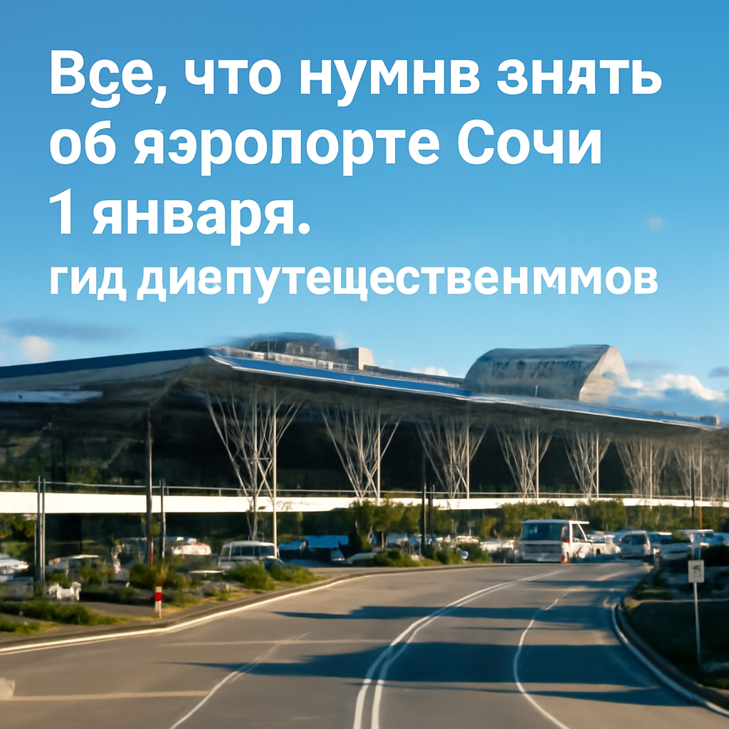 Все, что нужно знать об аэропорте Сочи 1 января: гид для путешественников